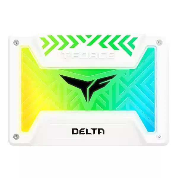 TEAMGROUP T-Force Delta RGB 1TB 2.5 SATA SATA 3 Solid State Drive (SSD) (White)