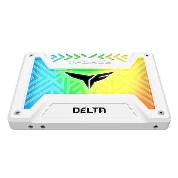 TEAMGROUP T-Force Delta RGB 1TB 2.5 SATA SATA 3 Solid State Drive (SSD) (White)