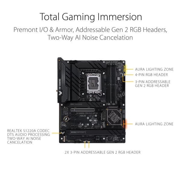 ASUS TUF Gaming Z790 Plus Wifi DDR4 Intel Motherboard