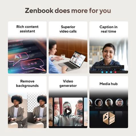 ASUS Zenbook S16, Premium AI Laptop, AMD Ryzen AI 9 465 Processor (32GB/1TB/AMD Radeon Graphics/40.64 cms (16) OLED Touch 3K/Windows 11 Home/Office Home 2024 + M365 Basic (1 Year Validity) UM5606GA-SR248WS
