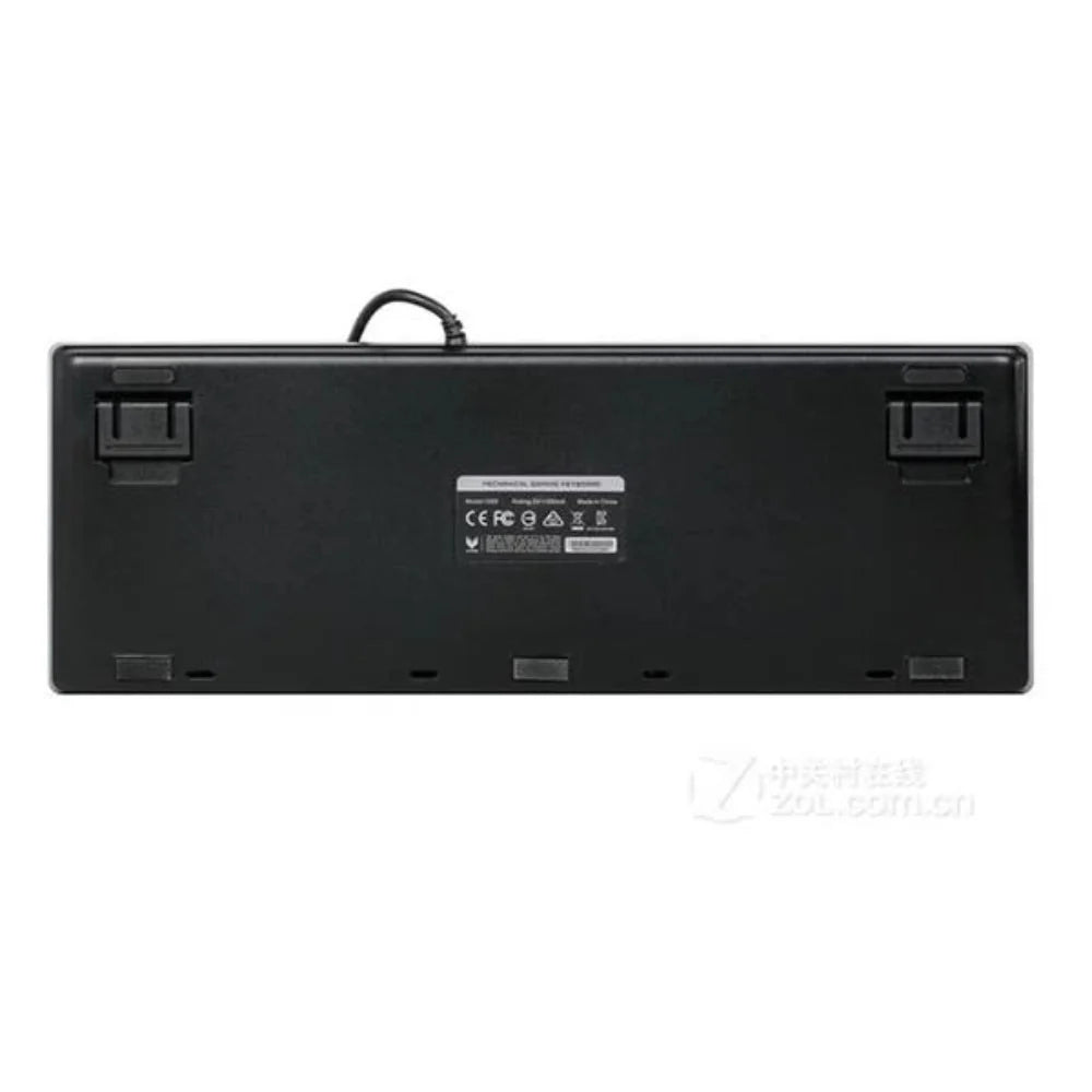 RAPOO V500 Alloy RGB Full Size Mechanical Wired Gaming Keyboard ( Clicky Blue Switch )