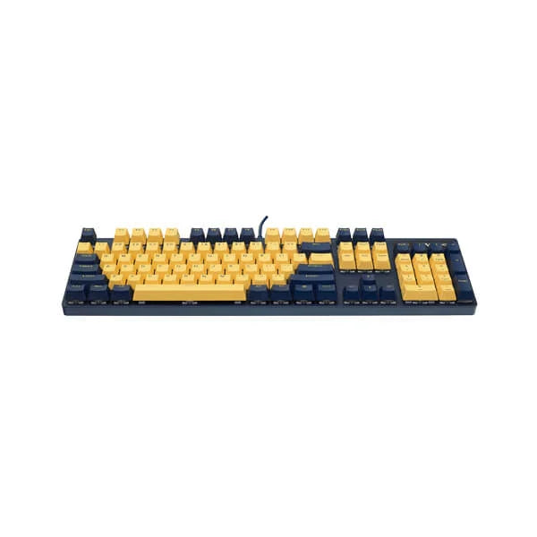 RAPOO V500 Pro Mechanical Full Size Gaming Keyboard ( Yellow / Blue )