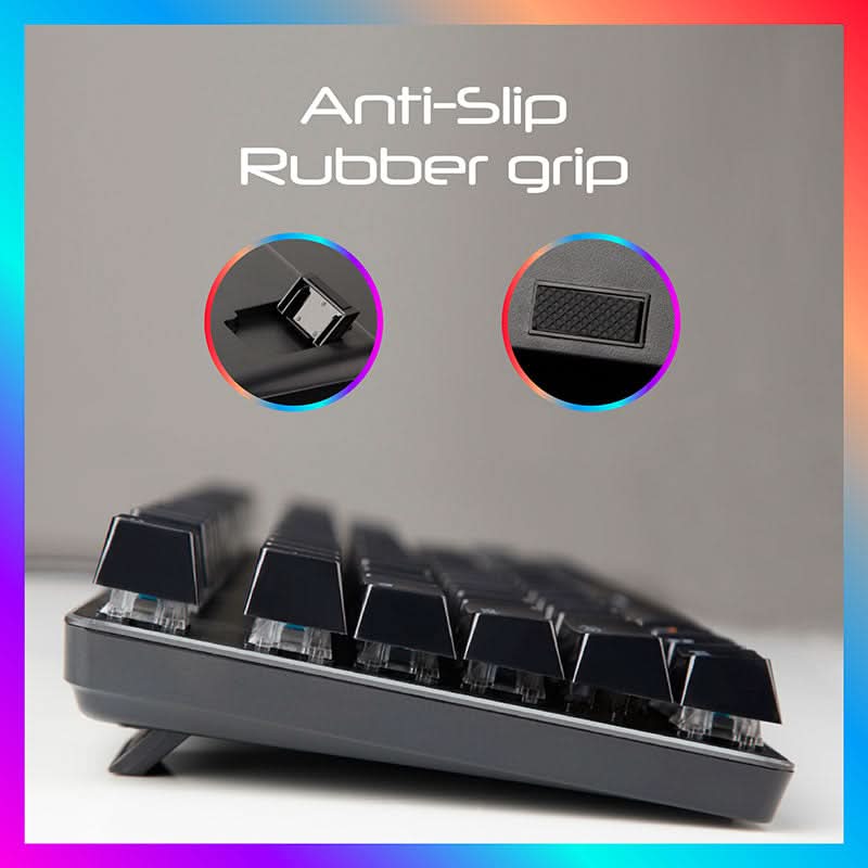 RAPOO V500 PRO MECHANICAL GAMING KEYBOARD (BLACK)