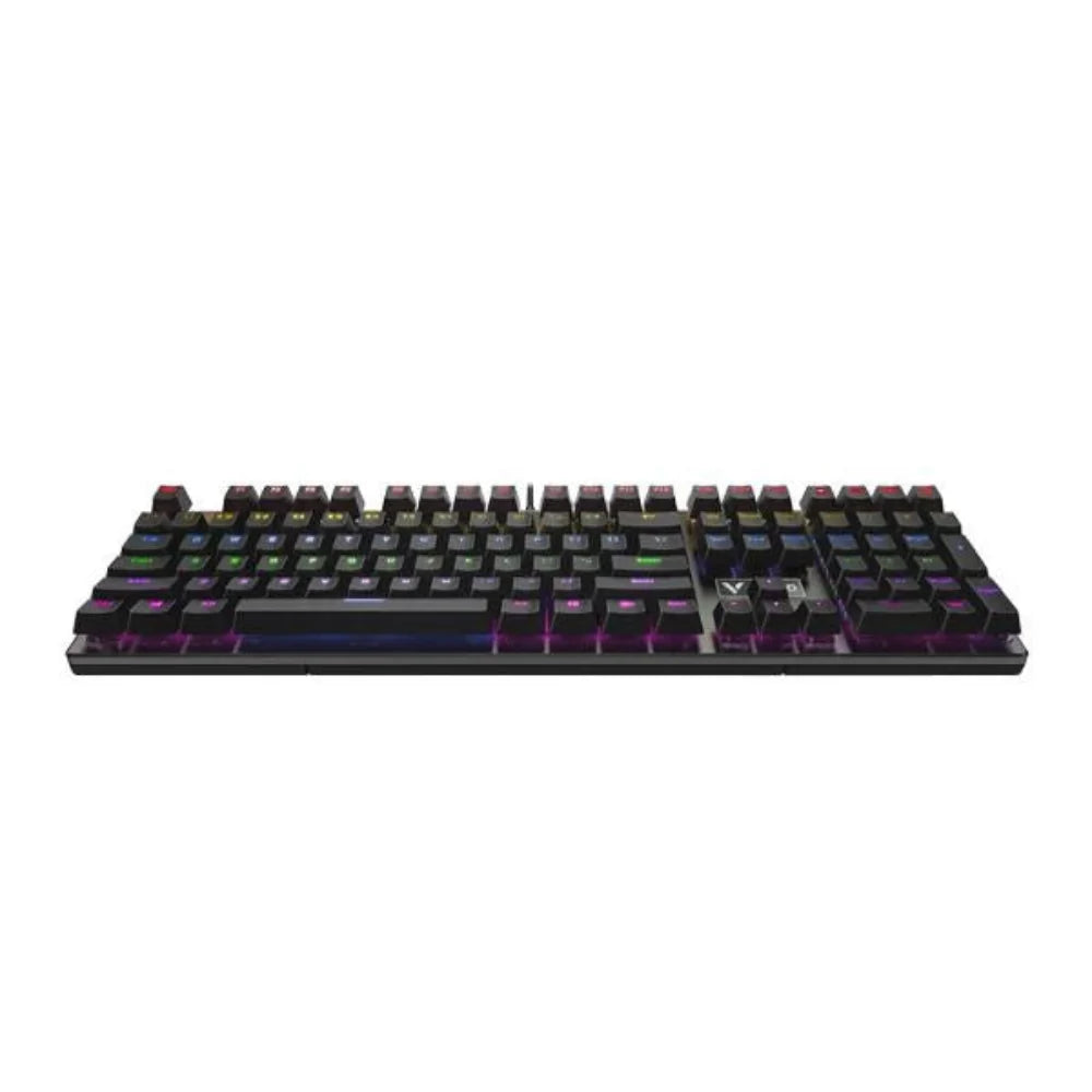 RAPOO V700 RGB Mechanical Wired Full Size Gaming Keyboard ( Black ) ( Clicky Blue Mechanical Switch )