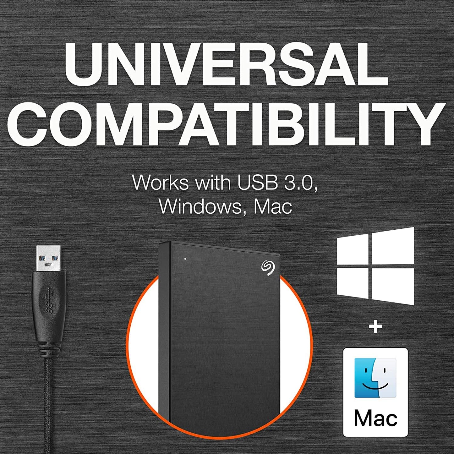 SEAGATE ONE TOUCH 1TB EXTERNAL HARD DRIVE