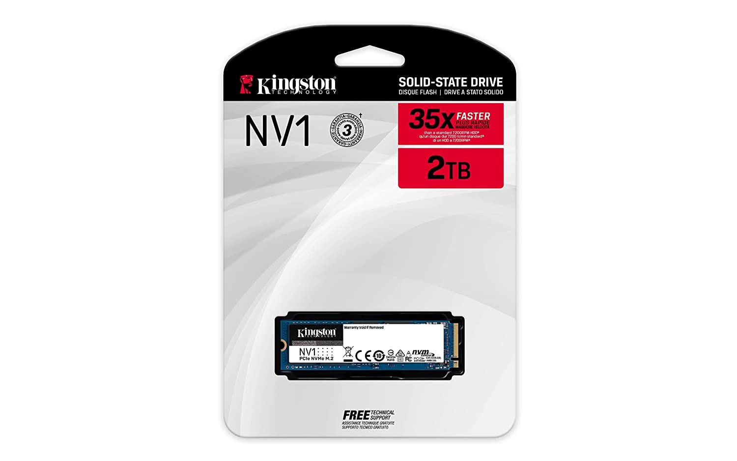 KINGSTON NV1 2TB M.2 2280 NVME PCIE INTERNAL SSD
