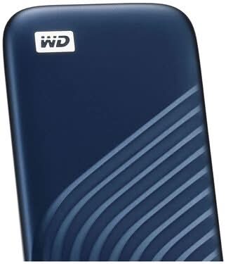 WESTERN DIGITAL MY PASSPORT BLUE 500GB PORTABLE SSD
