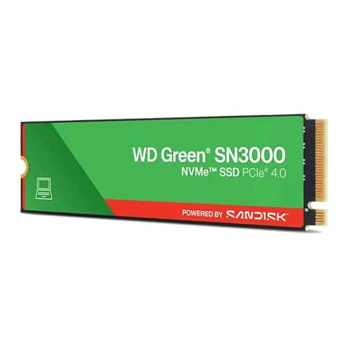 WD Green SN3000 1TB NVMe Gen4 WDS100T5G0E-00VLF0 SSD