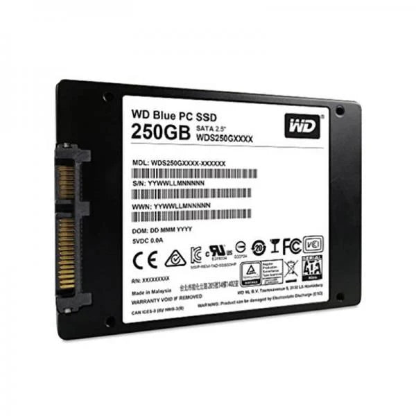 WESTERN DIGITAL Blue 250GB 3D NAND 2.5 SATA SATA 3 Solid State Drive (SSD)