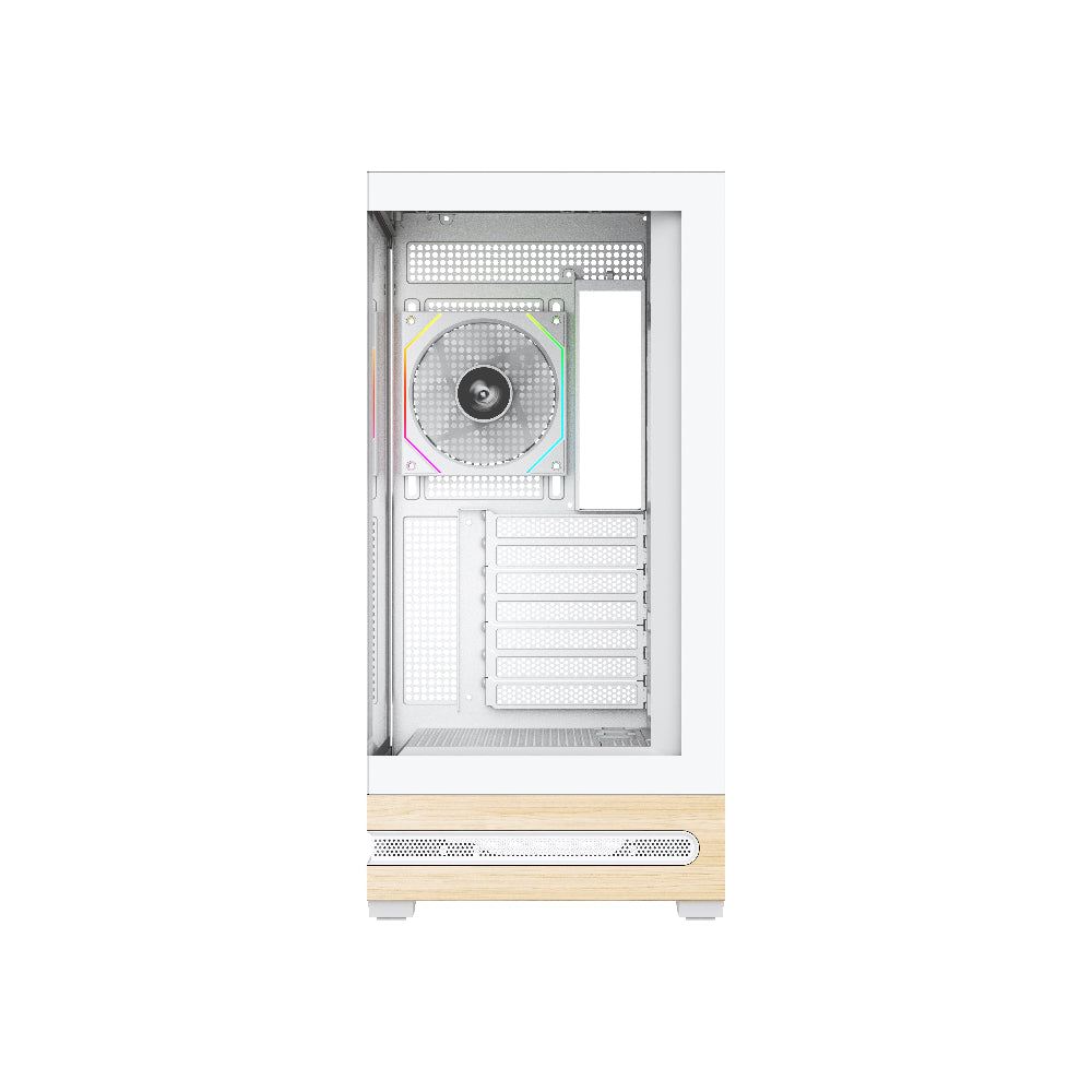 TAG Gamerz Stellar Prime ARGB EATX Mid Tower Cabinet (White)