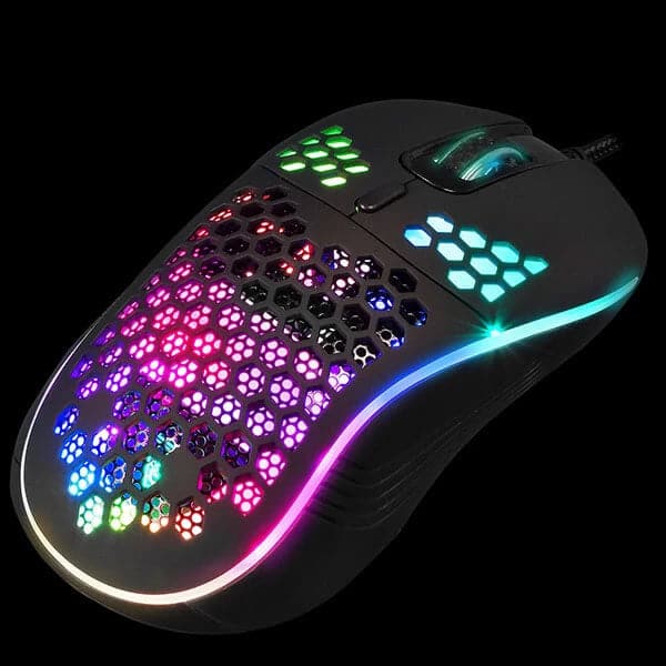 GAMDIAS ZEUS M4 RGB Wired Mouse And NYX E1 Mousepad Combo