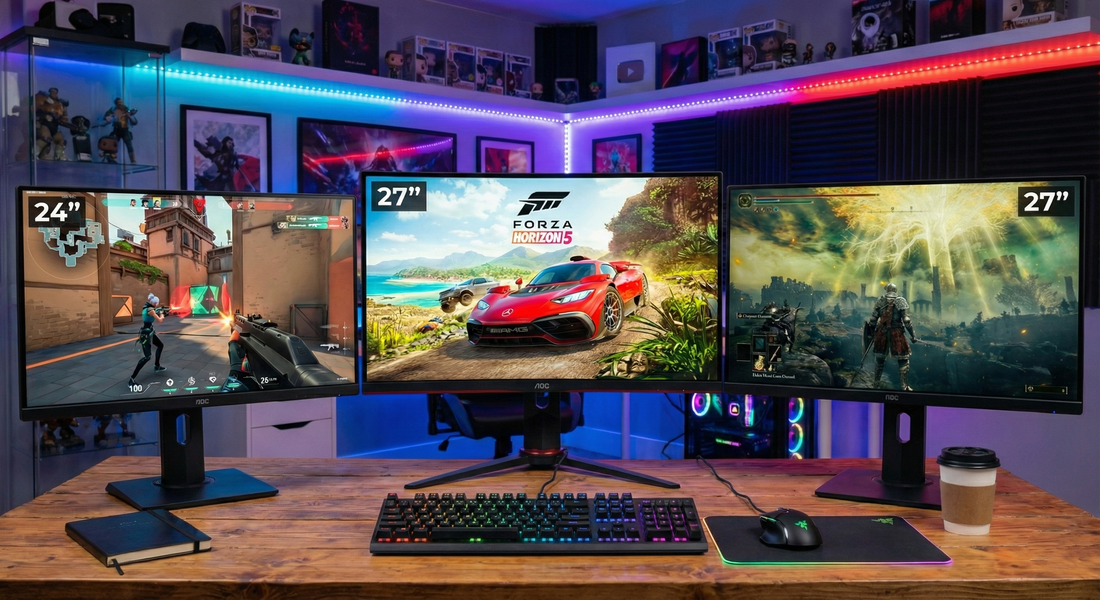 10 Best Gaming Monitors Under 20000 India | 144Hz, 165Hz Options 2025