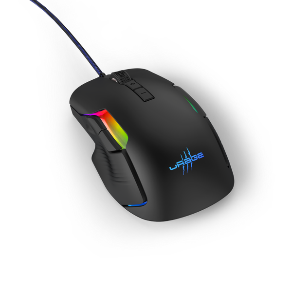 HAMA 186055 Reaper 600 Wired Ambidextrous Gaming Mouse ( 3200DPI / 8 Macro Buttons ) ( Black )