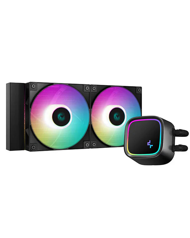 DEEPCOOL LE520 240MM ARGB AIO LIQUID COOLER BLACK