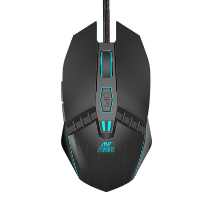 ANT ESPORTS GM50 WIRED OPTICAL GAMING MOUSE - BLACK