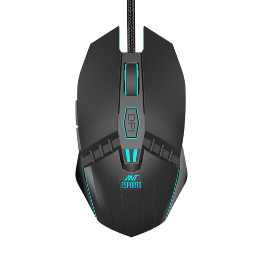 ANT ESPORTS GM50 WIRED OPTICAL GAMING MOUSE - BLACK