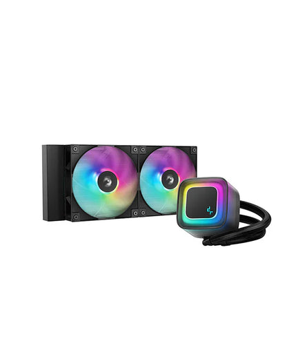 DEEPCOOL LIQUID COOLER LE240 V2 ARGB BLACK