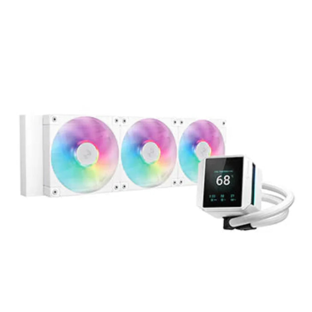 DEEPCOOL Mystique 360 ARGB 360mm CPU Liquid Cooler (White)