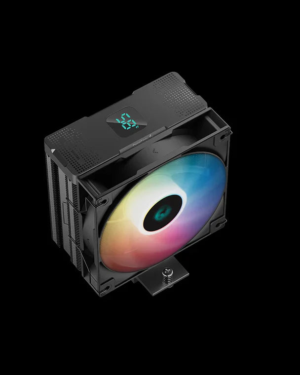 DEEPCOOL AG400 ARGB DIGITAL BLACK 120MM CPU COOLER (R-AG400-BKADMN-G-1)
