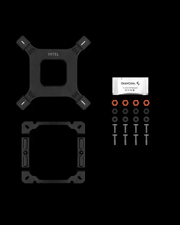 DEEPCOOL AG400 ARGB DIGITAL BLACK 120MM CPU COOLER (R-AG400-BKADMN-G-1)