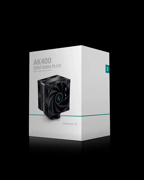 DEEPCOOL AK400 ZERO DARK PLUS 120MM CPU AIR COOLER (R-AK400-BKNNMD-G-1)