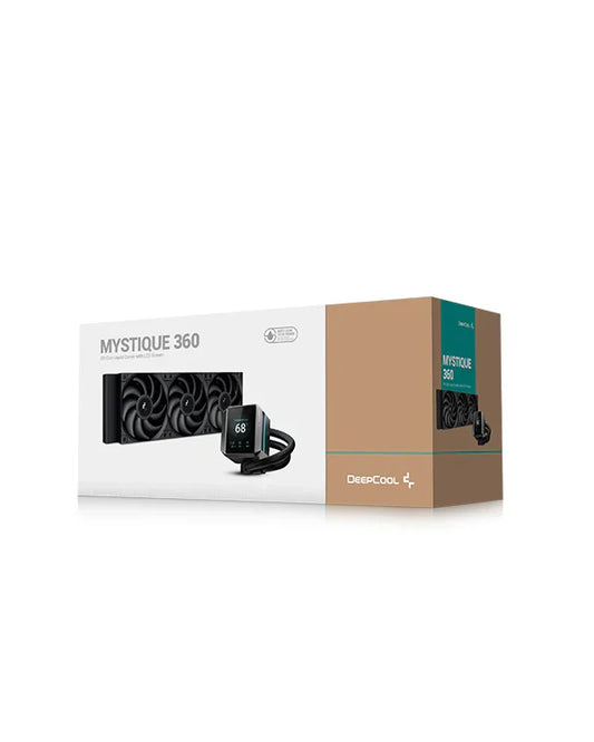 DEEPCOOL MYSTIQUE 360MM CPU LIQUID COOLER BLACK