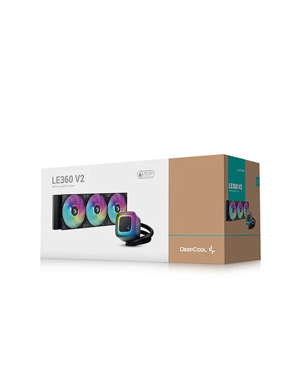DEEPCOOL LIQUID COOLER LE360 V2 ARGB BLACK