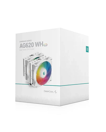 DEEPCOOL AG620 ARGB CPU AIR COOLER WHITE