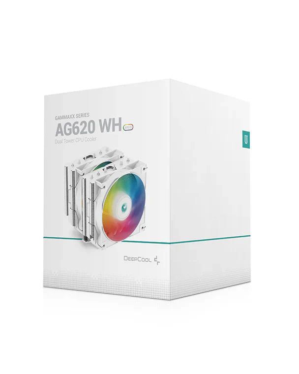 DEEPCOOL AG620 ARGB CPU AIR COOLER WHITE