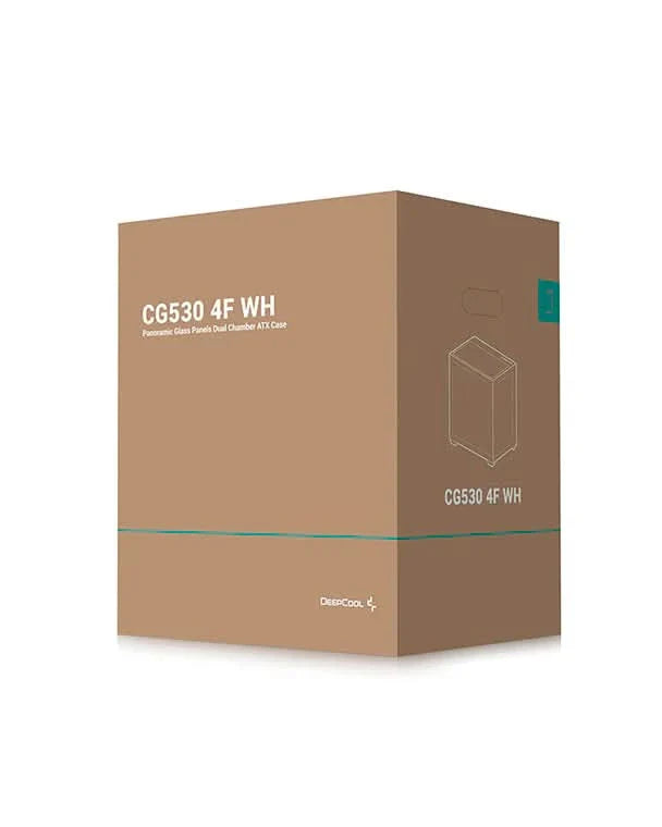 DEEPCOOL CG530 4F WHITE ARGB ATX MID TOWER CASE