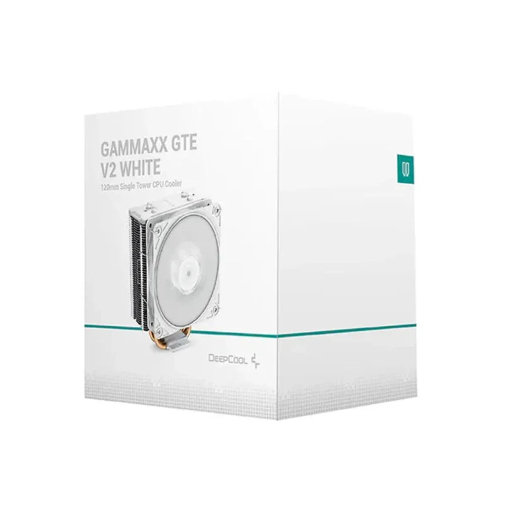 DEEPCOOL Gammaxx GTE V2 120mm Single Tower CPU Air Cooler (White)