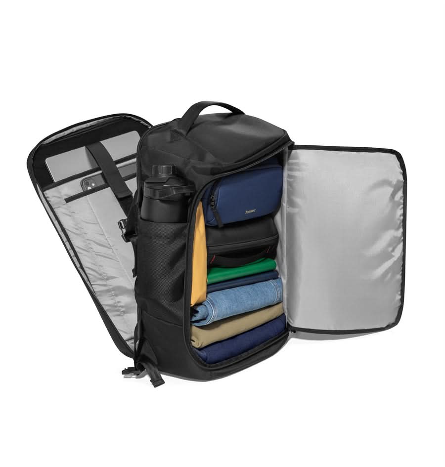 TOMTOC NAVIGATOR-T67 TRAVEL LAPTOP BACKPACK 17 INCH/38L-BLACK