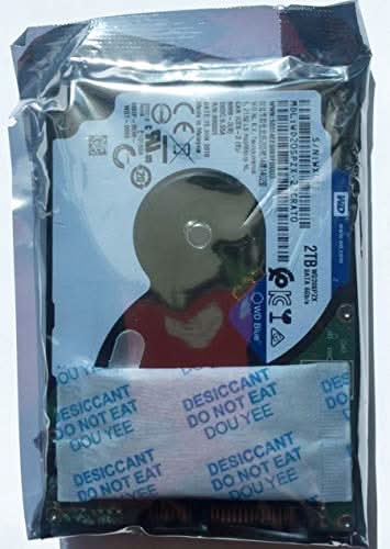 WESTERN DIGITAL 2TB INTERNAL LAPTOP SATA HARD DRIVE