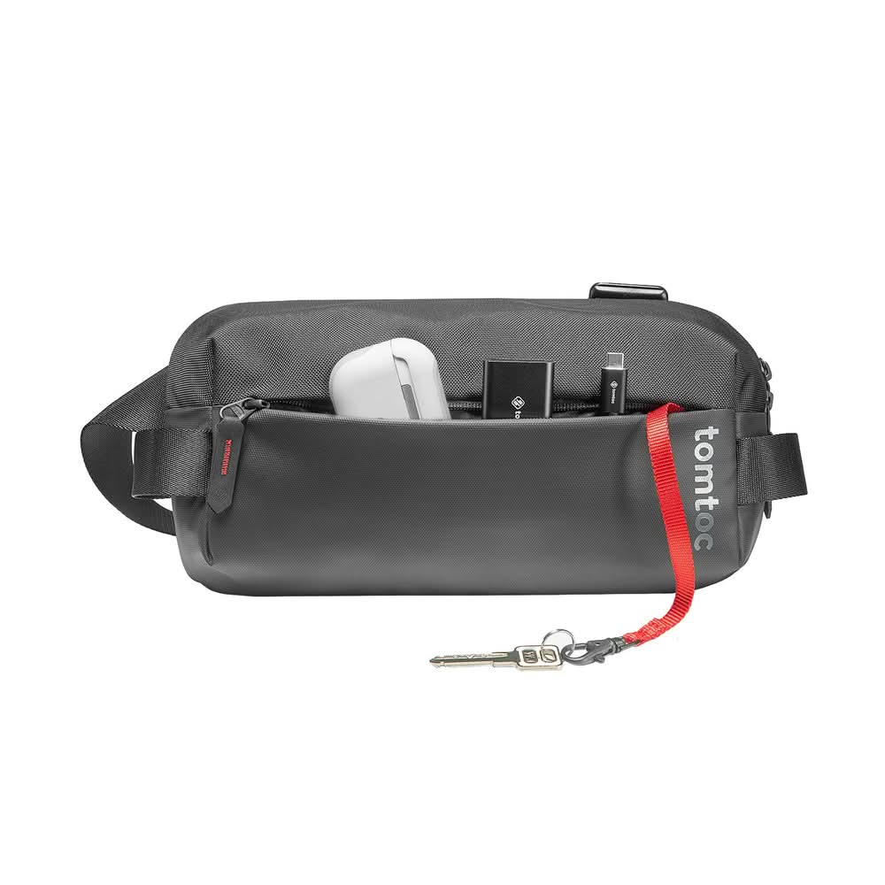 TOMTOC EXPLORER-T21 SLING BAG S 8.3 INCH/3L-BLACK
