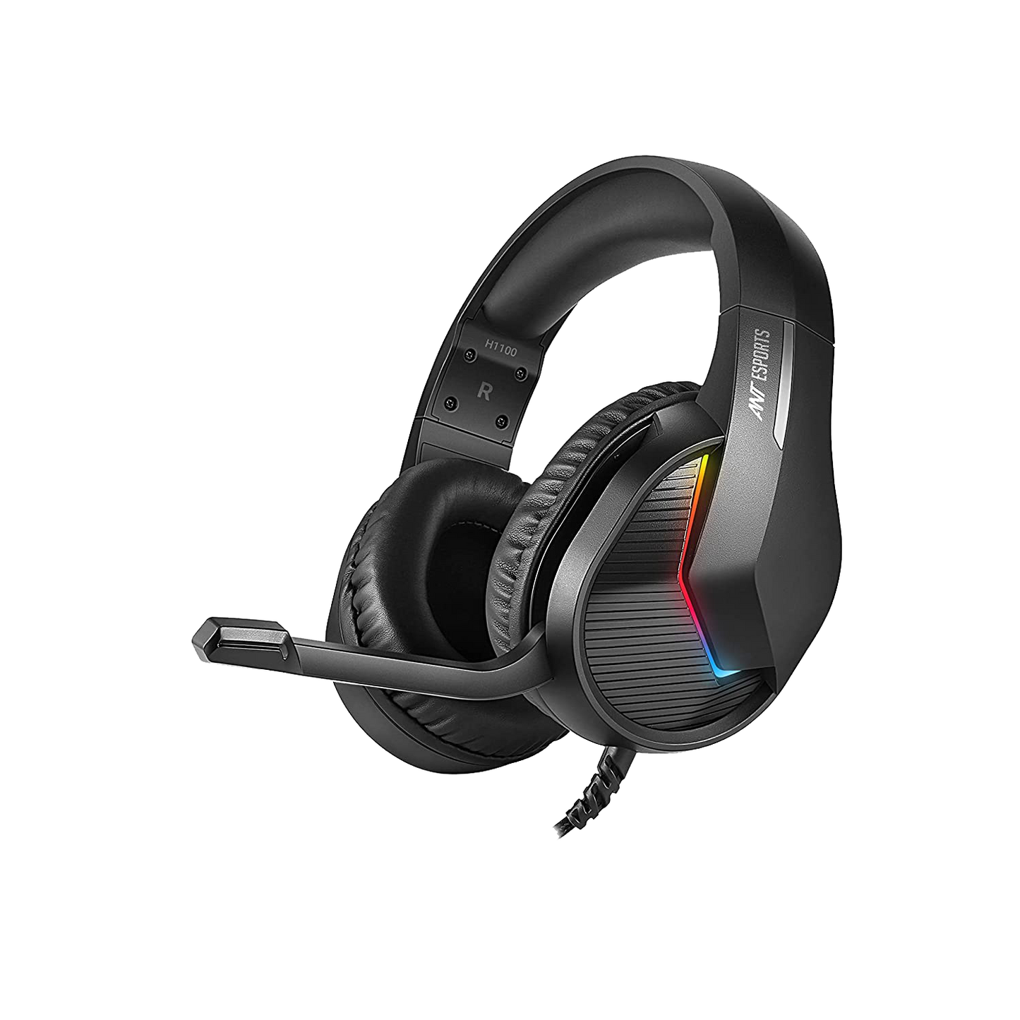 ANT ESPORTS H1100 PRO AUTO RGB WIRED GAMING HEADSET (BLACK)