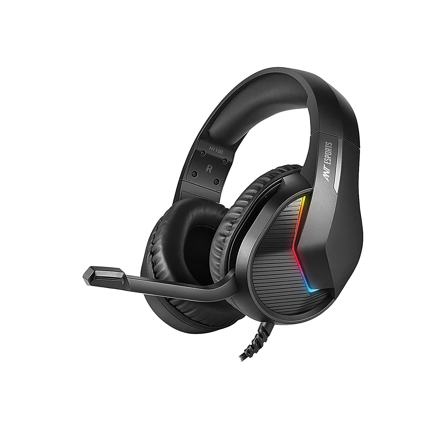 ANT ESPORTS H1100 PRO AUTO RGB WIRED GAMING HEADSET (BLACK)