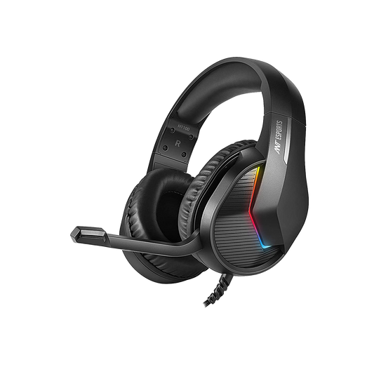 ANT ESPORTS H1100 PRO AUTO RGB WIRED GAMING HEADSET (BLACK)