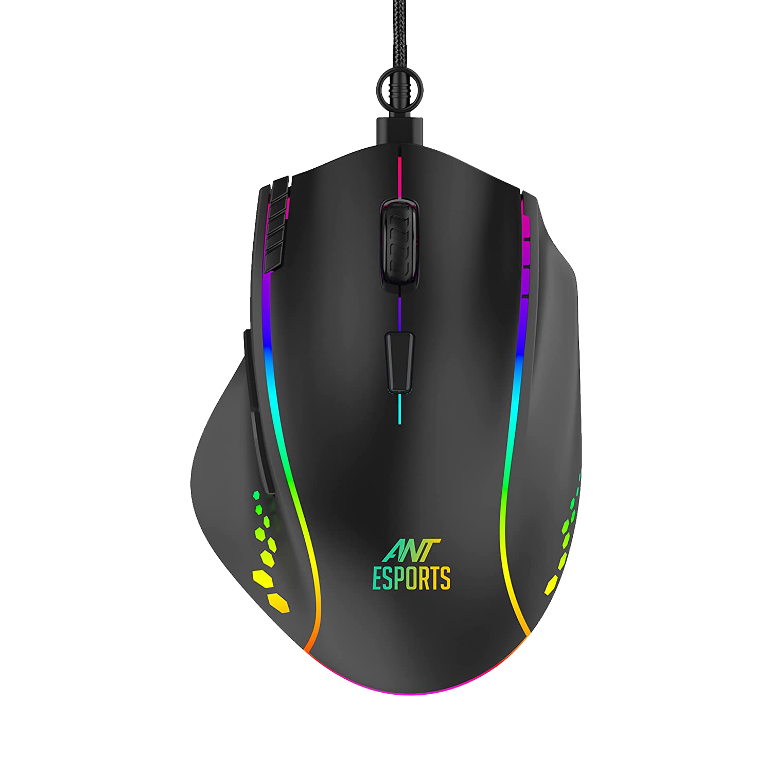 ANT ESPORTS GM600 WIRED OPTICAL GAMING MOUSE (BLACK)