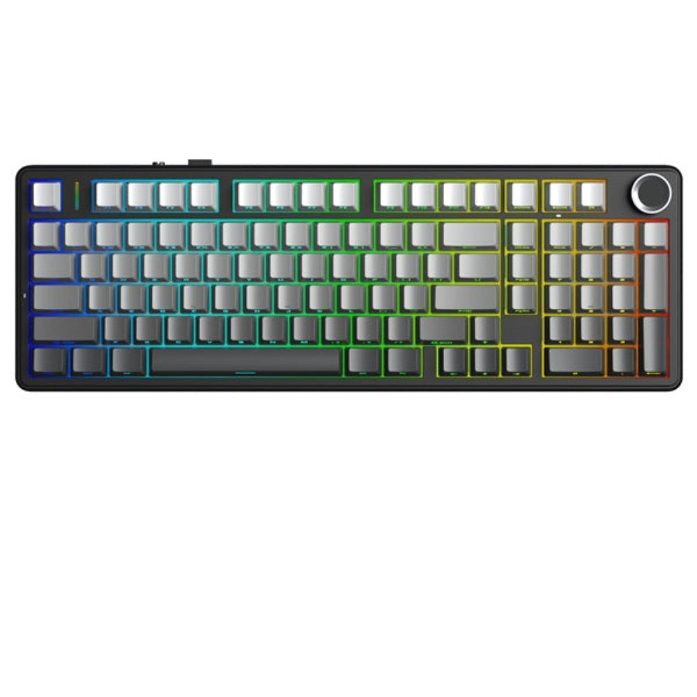 AULA F99 Pro 96% RGB Wireless Mechanical Gaming Keyboard ( Nimbus Switch ) ( Engraved Gradient Gray )( F99ProGrN ) - Mehta Brothers Shop