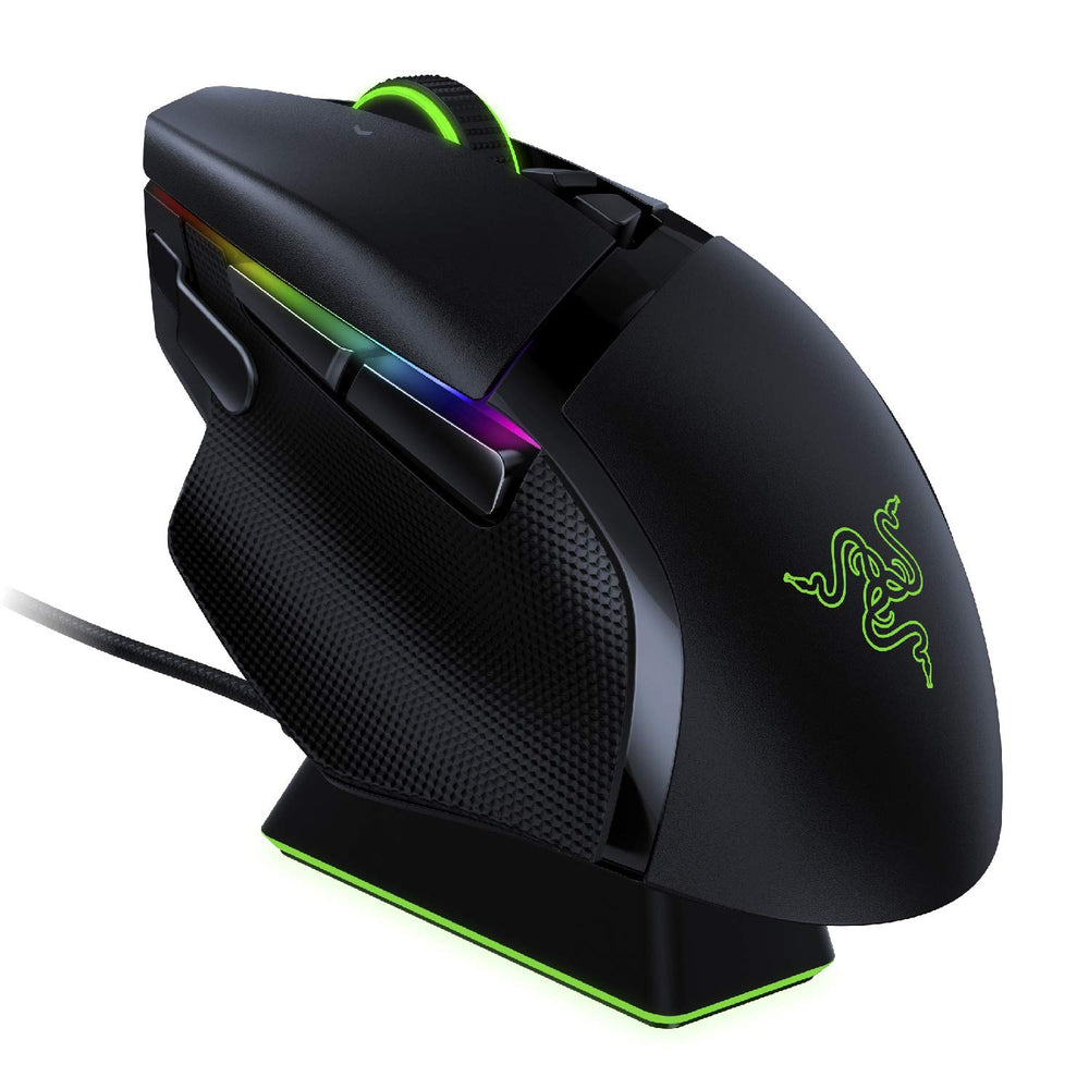 RAZER Basilisk Ultimate Hyperspeeed Wireless Ergonomic Gaming Mouse ( RZ01-03170100-R3A1 ) ( 20000DPI / 11 Macro Button ) ( Black )