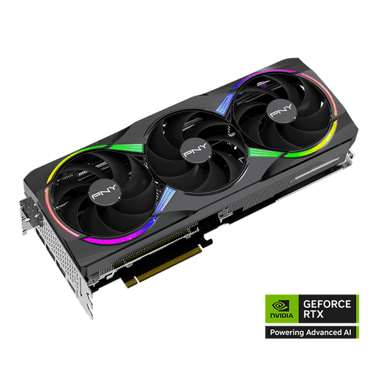 PNY RTX 5080 OC 16GB GDDR7 TRIPLE FAN ARGB OC GRAPHICS CARD