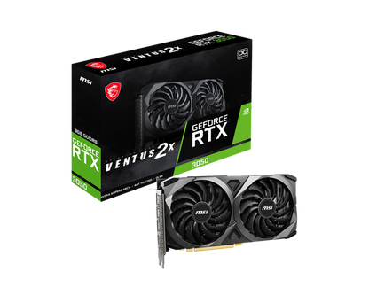 MSI GEFORCE RTX 3050 VENTUS 2X XS OC 8GB GRAPHIC CARD
