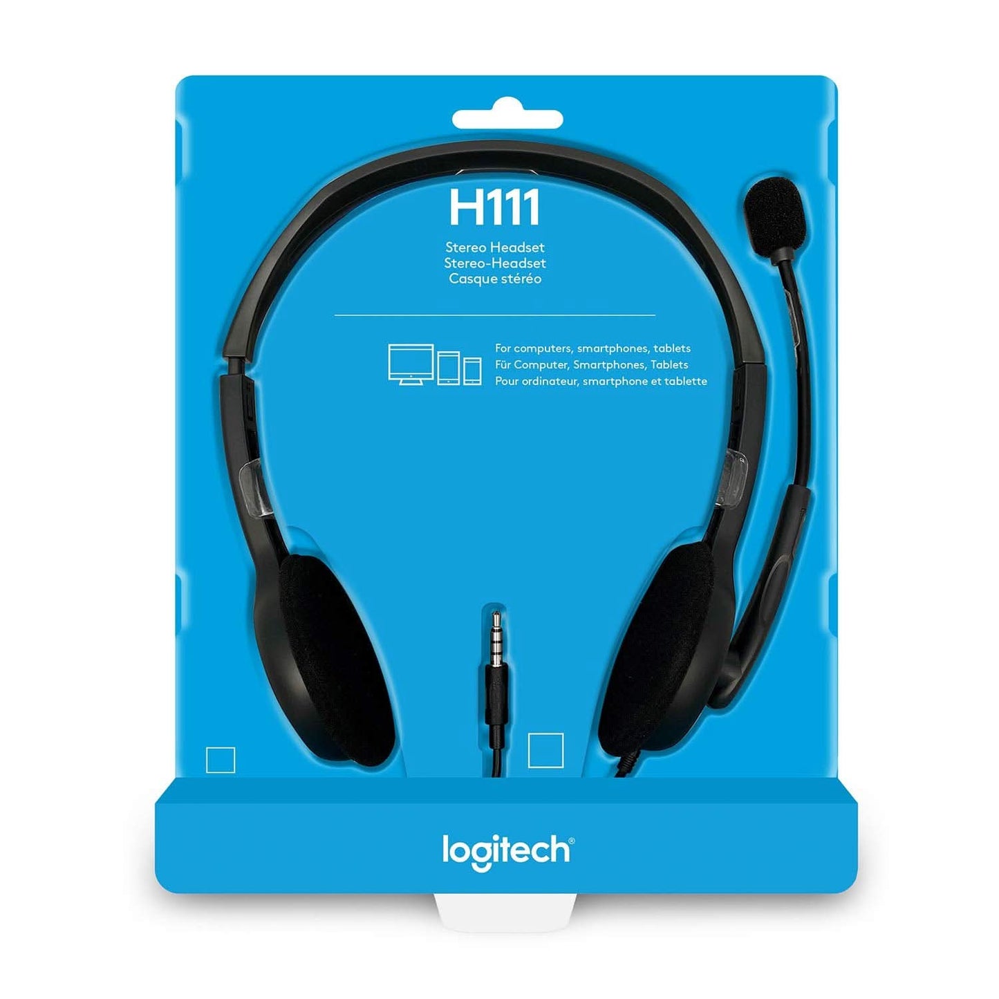 LOGITECH H111 WIRED STEREO HEADSET WITH MIC