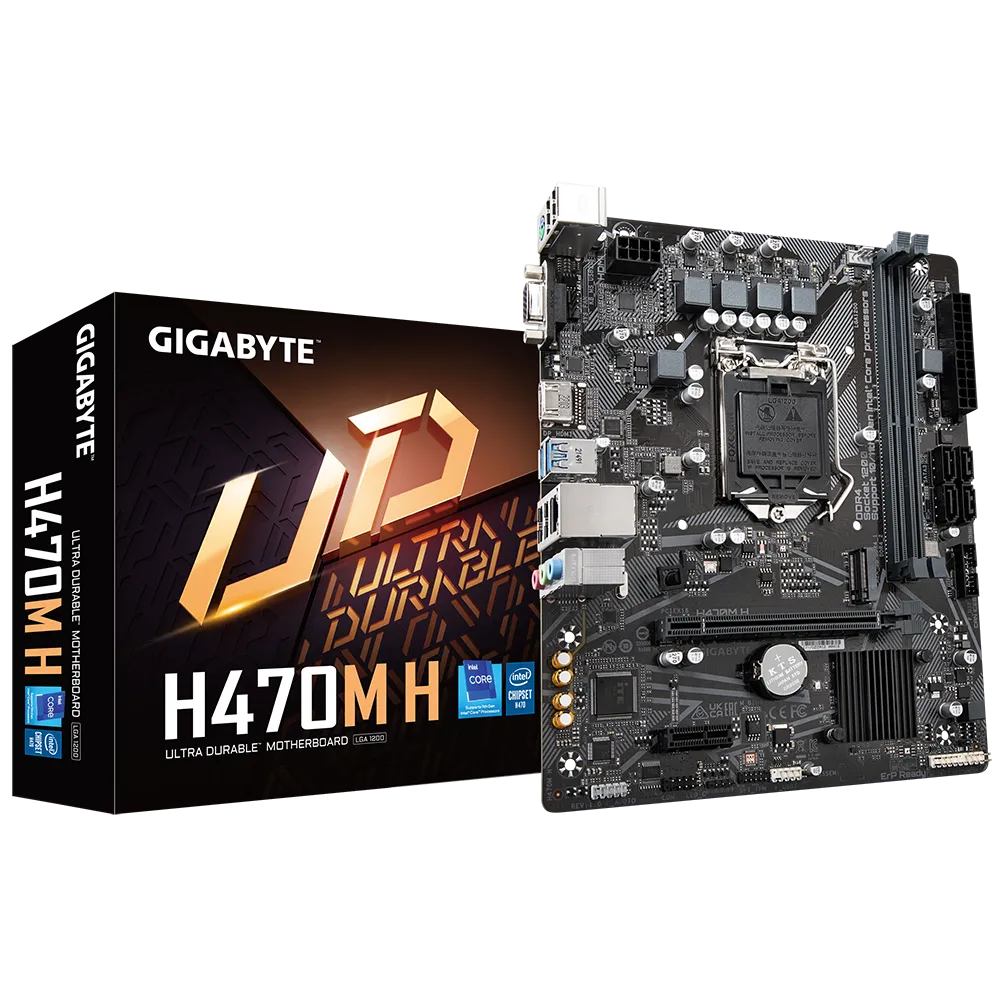 GIGABYTE H470M H DDR4 Intel Motherboard