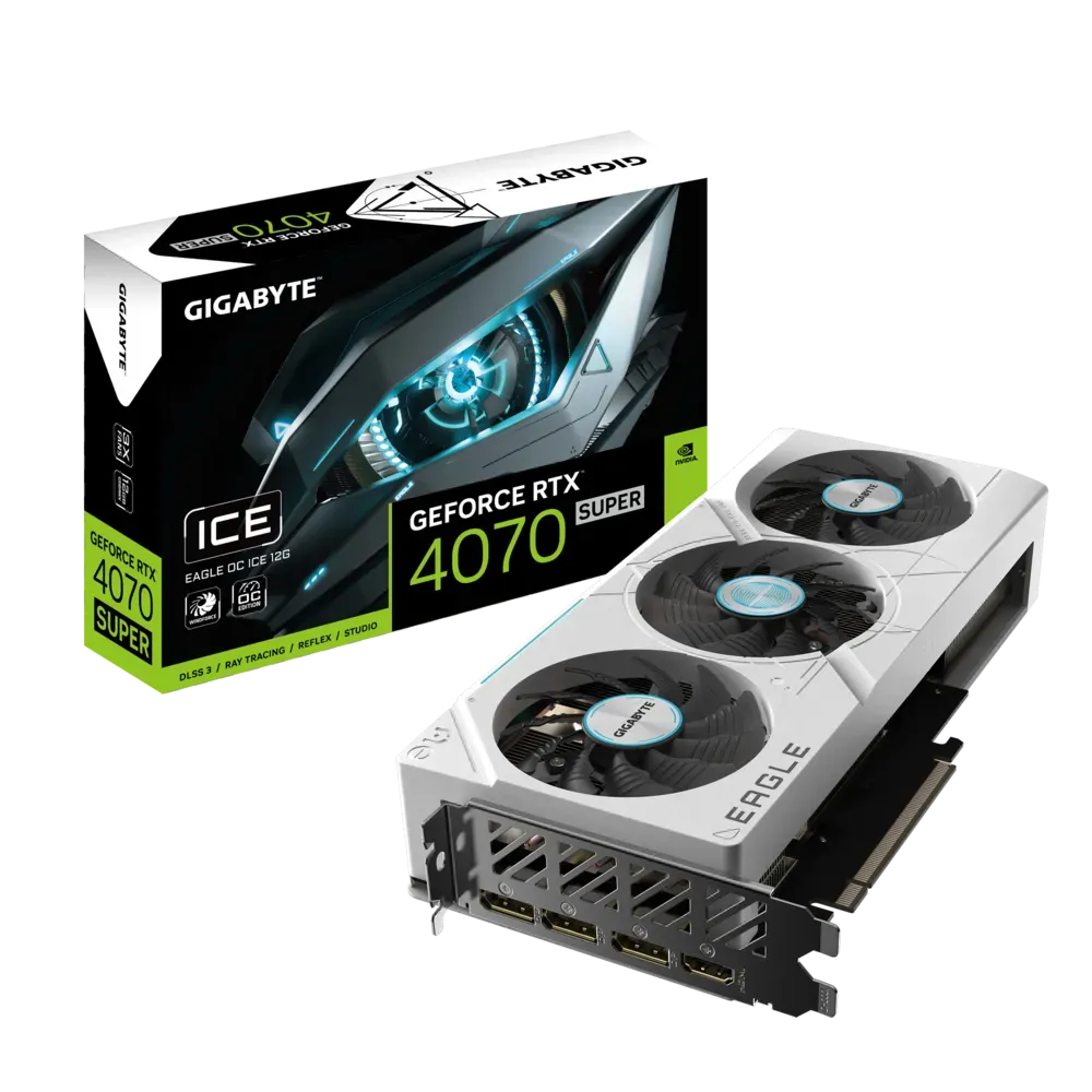 GIGABYTE GeForce RTX 4070 Super Eagle OC ICE 12GB Nvidia Graphics Card