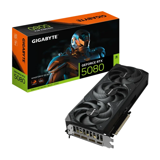 GIGABYTE GEFORCE RTX 5080 WINDFORCE OC 16GB GDDR7