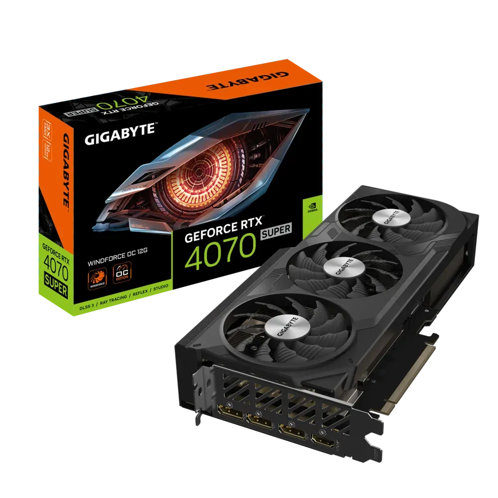 GIGABYTE GeForce RTX 4070 Super Windforce OC 12GB Nvidia Graphic Card
