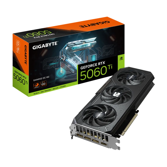 GIGABYTE RTX 5060 TI GAMING OC 8GB GDDR7 GRAPHICS CARD