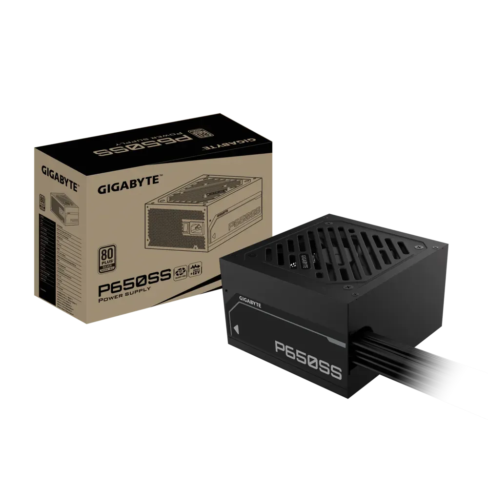 GIGABYTE P650SS 650W 80+ Silver Non-Modular ATX 3.0 Power Supply ( 650W )