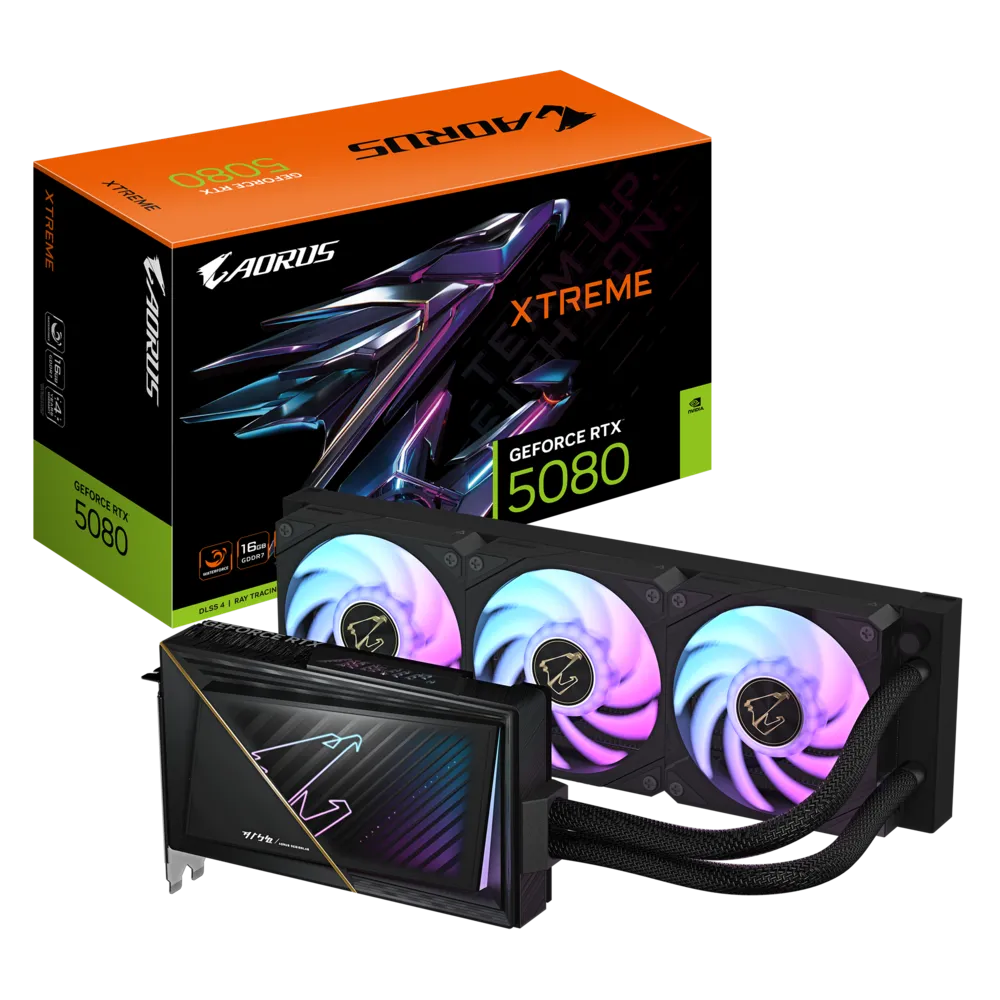 GIGABYTE Aorus Geforce RTX 5080 Xtreme WaterForce 16GB NVIDIA Graphic Card